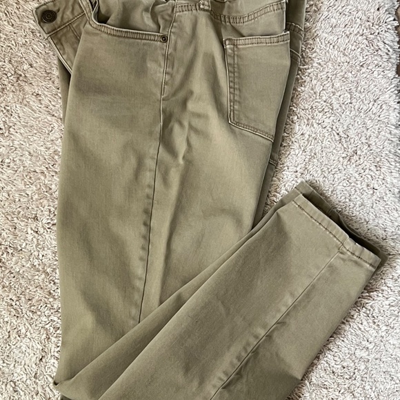 Sonoma Women's Jeans Size 6 Skinny Brushed Cotton Spandex Blend Tan EUC - Picture 9 of 11